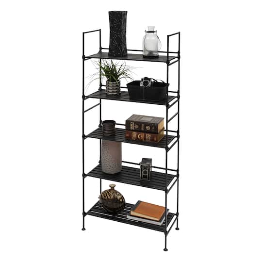 Organize It All 5 Tier Espresso Freestanding Shelf